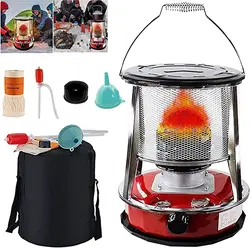 4.6L/6L Kerosene Heater Portable Kerosene Stove Ice Fishing Outdoor Camping Hunting Methanol Kerosene Heater Barbecue Stove 2024