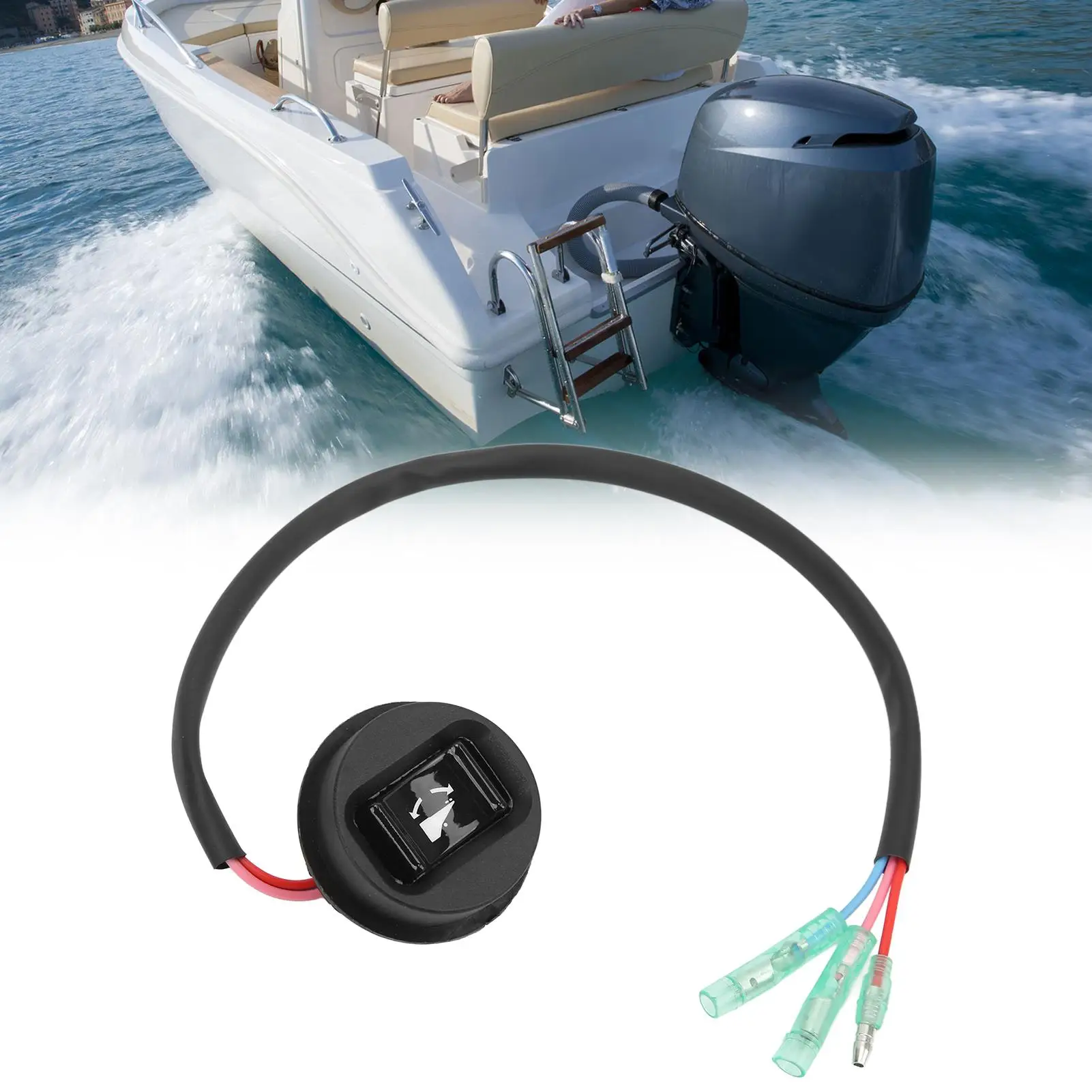 مفتاح إمالة الطاقة 3F قوي 3726150 M ABS 3pin بديل مقاوم للاهتراء لمحرك توهاتسو الخارجي 25HP 30HP 70HP للقارب