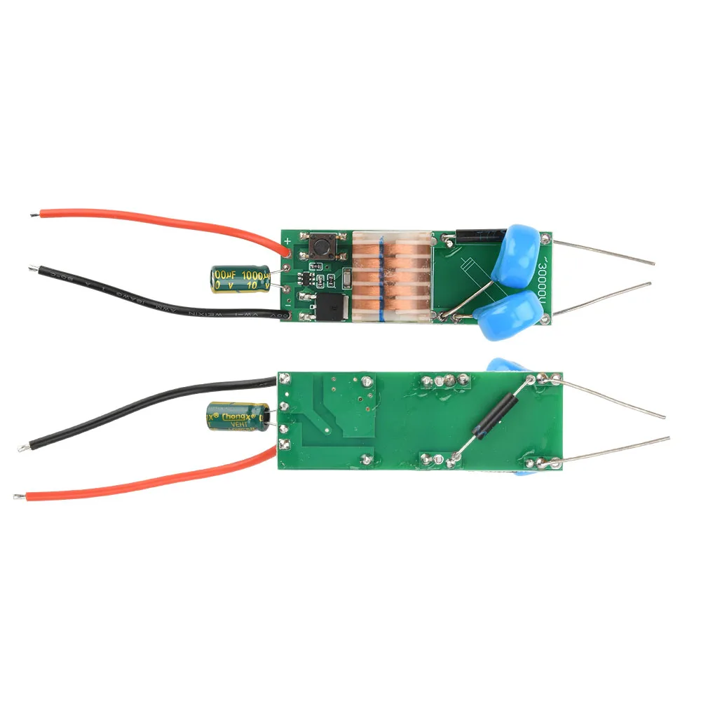 DC 3.3V-5V ~ DC 15-30KV 아크 점화기 고전압 모듈 무부하 고전력 고전압 부스터 모듈 고전압 코일
