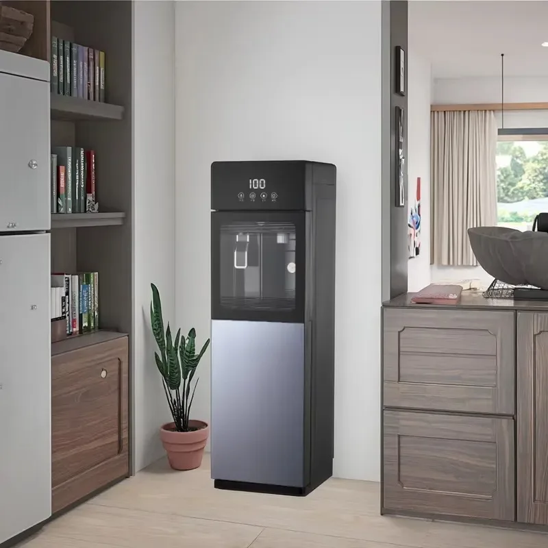 LED Color Display Restaurant Water Dispenser with Hot and Cold with Touch Temperature Control