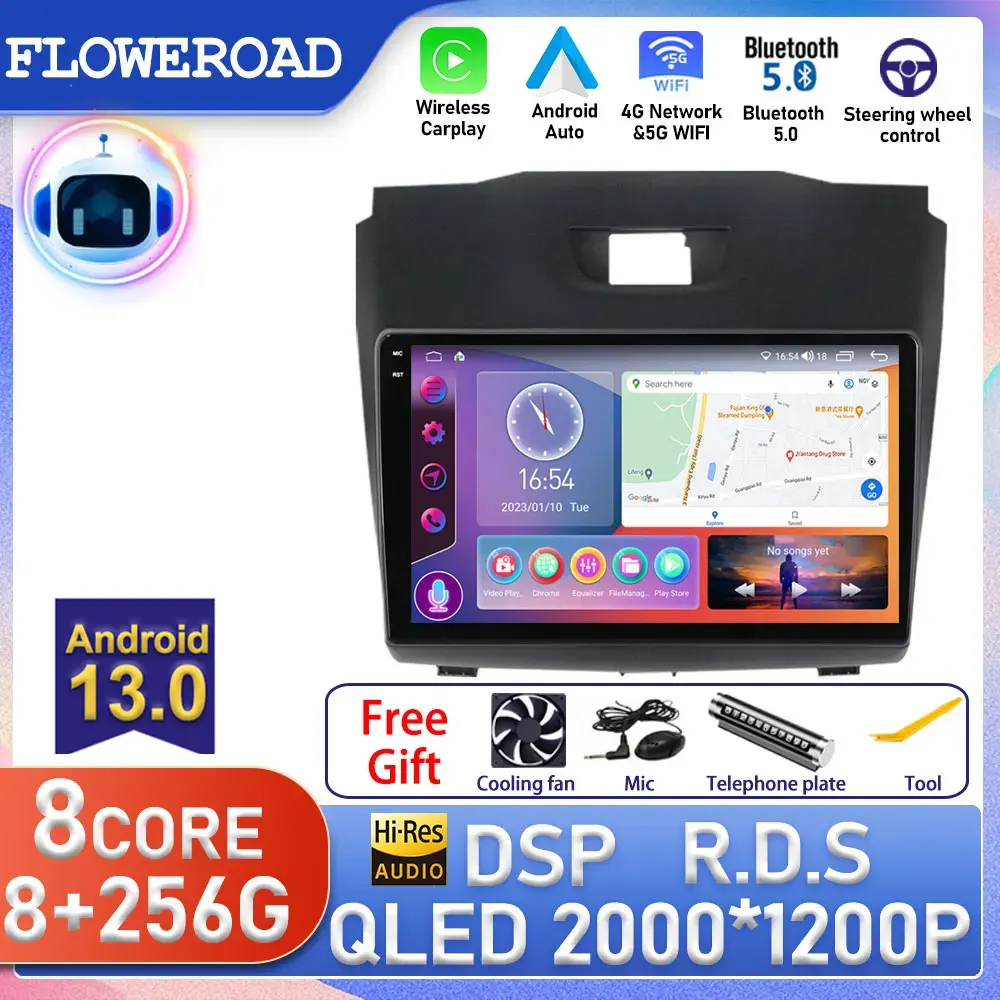 

For Isuzu D-Max DMax Chevrolet TrailBlazer S10 Colorado Android Car Radio Multimedia Video Player GPS Navigation Stereo Audio TV