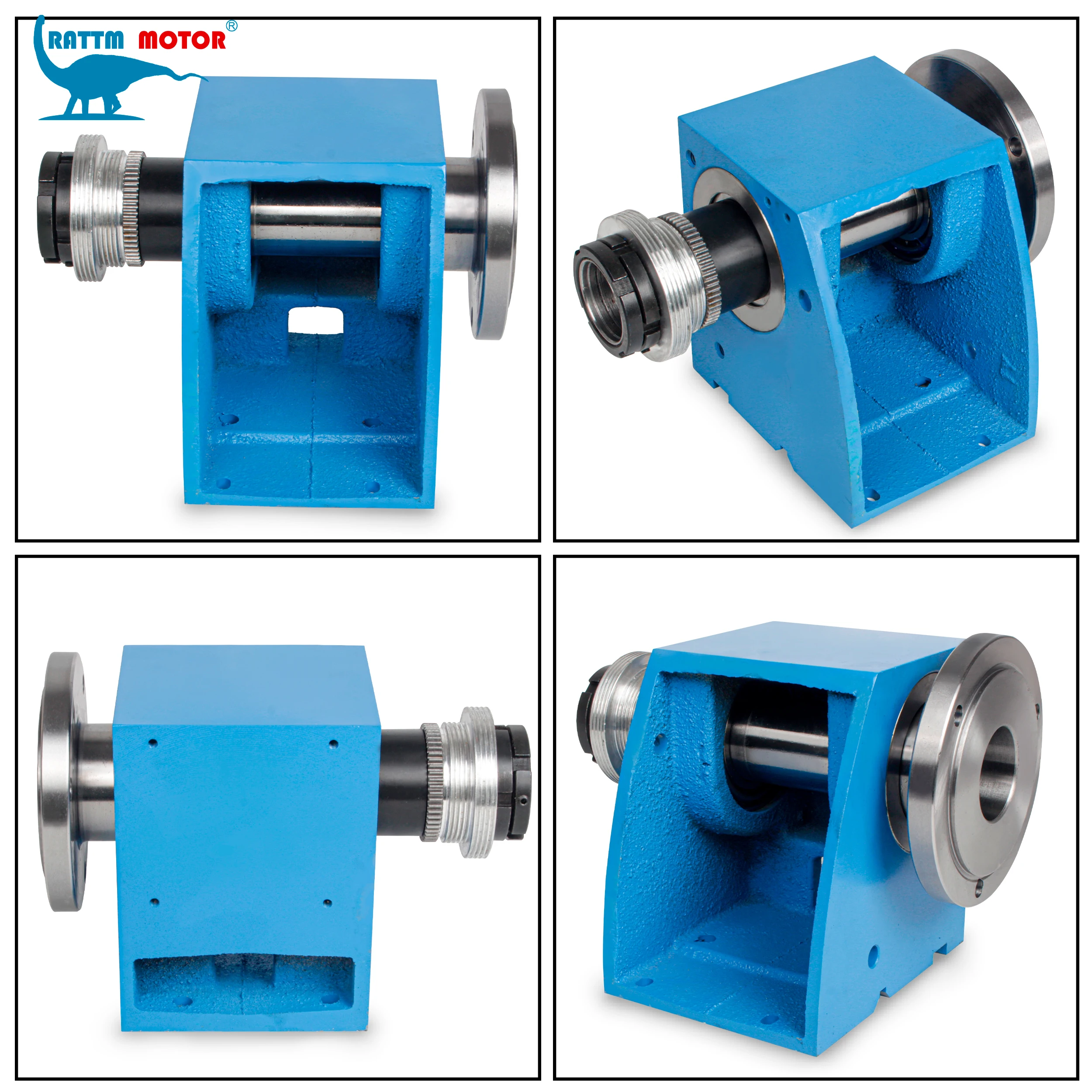 125mm Lathe Part Spindle Box Assembly For WM210 CD-210V MX-210V Through hole 38mm Lathe headstock assembly