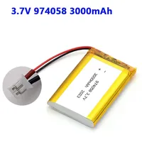 974058 3.7V 3000mAh Lipo Battery Lithium Polymer Batteries for Massage Meter GPS Navigator Aeromodelling Rechargeable Cell PH2.0