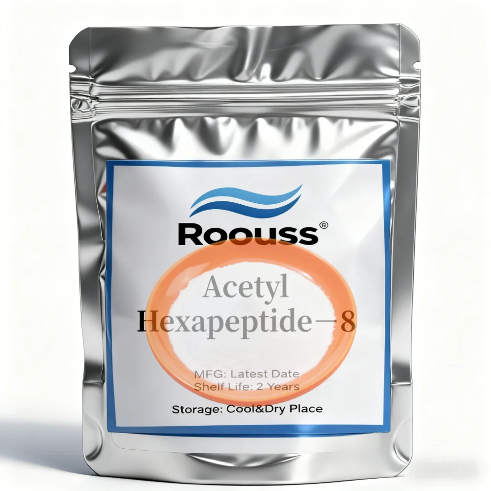 Acetyl Hexapeptide-8 Powder: Factory-Custom Formulation for Facial Freckles, Self-Sealing Aluminum Foil Packaging