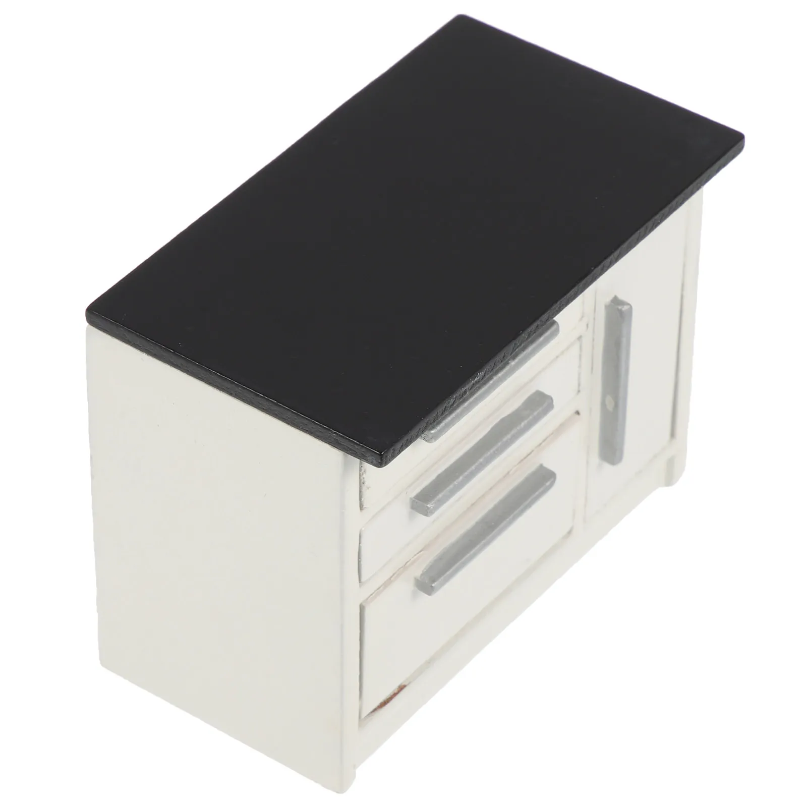 

Mini Kitchen Cabinet Miniature Wood Furniture House Accessories Tiny House Furniture Miniature Home Decoration