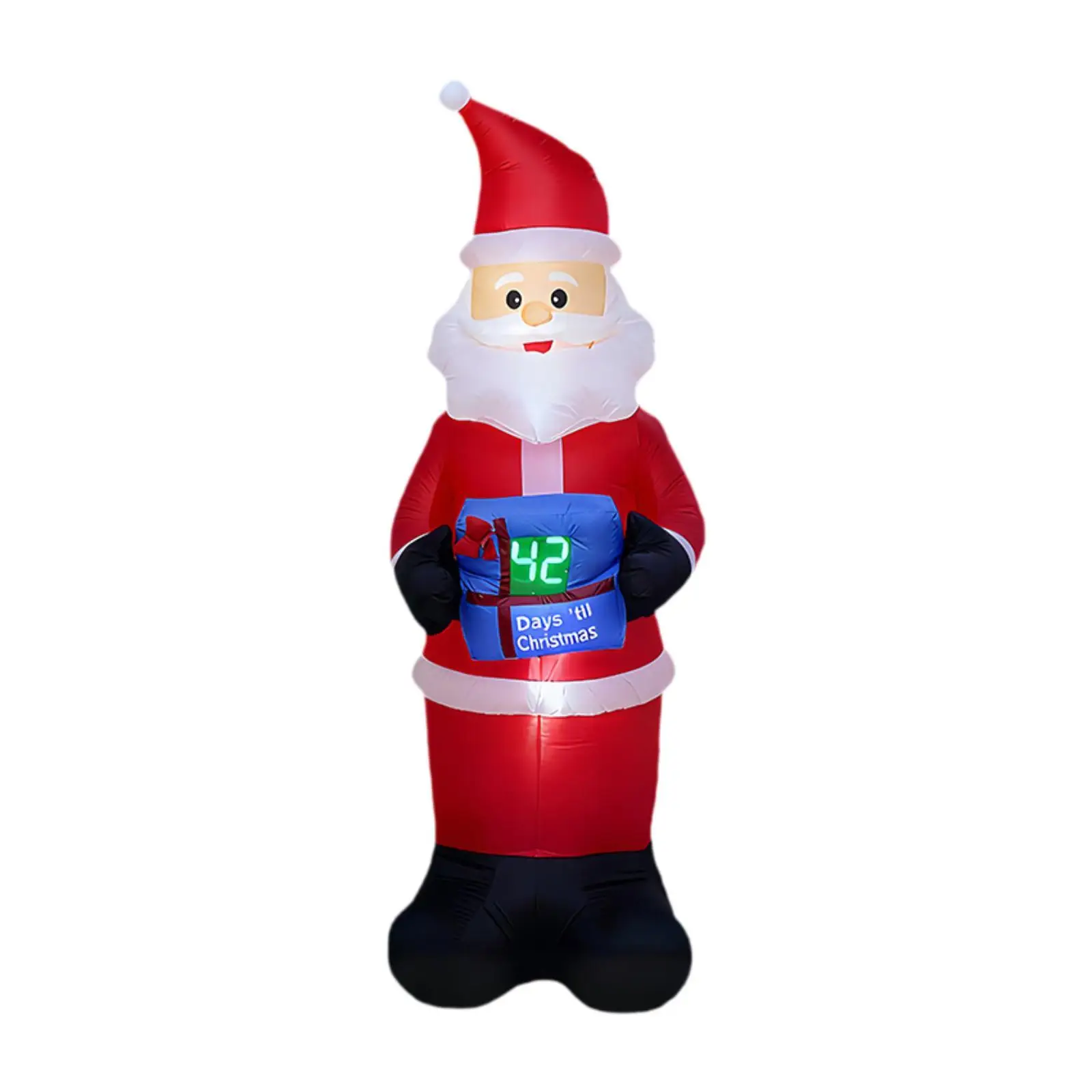 Christmas Inflatable Santa 2.1M Tall Yard Decoration for Patio Holiday Party
