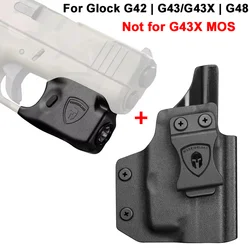 Warriorland Mini Flashlight Tactical Light Fits G42 | G43/G43X | G48 And Compatible Kydex Holster
