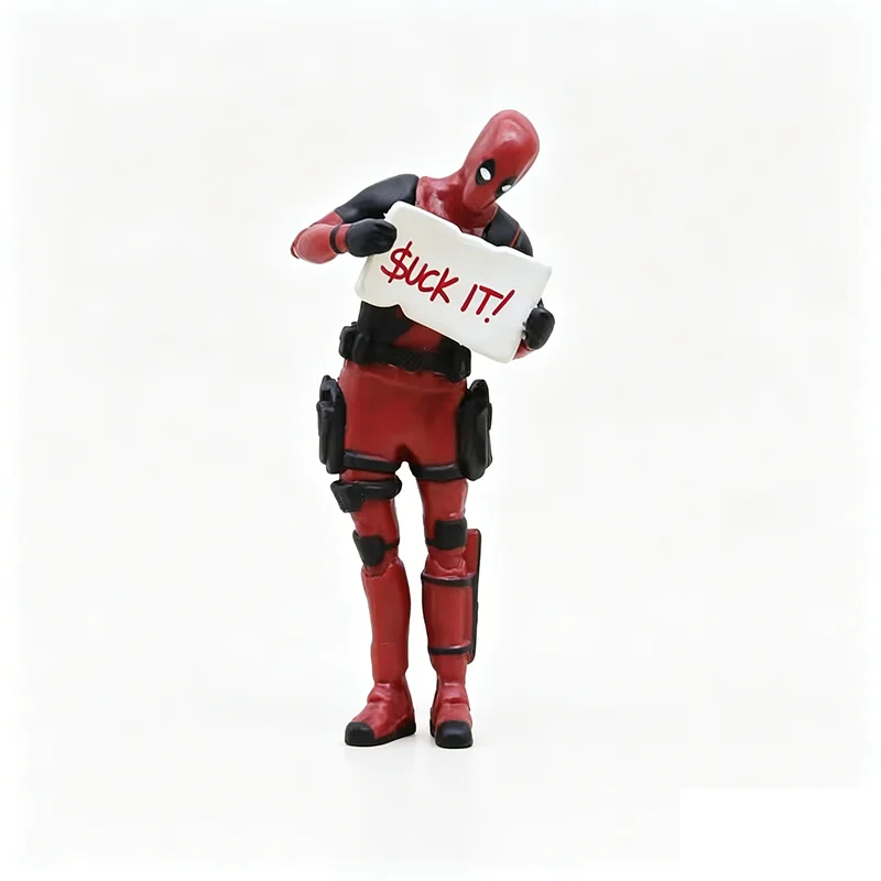 6 Stück Anime Deadpool Actionfiguren X-Men Auto Büro Zuhause Mini Handheld-Anhänger Lustige Niedliche Kindergeburtstags-Geschenke – Detail 15