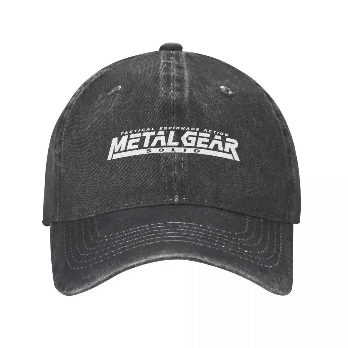 MGS 1 - Metal Gear Solid - Logo Negative Cowboy Hat Hat Luxury Brand hard hat Trucker Fishing cap Men's Baseball Women's