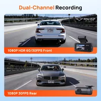 【New】70mai A210 Dash Cam 1080P HDR Night Vision Support Dual-Channel Supercapacitor Built-in GPS Wi-Fi6 24H Parking Surveillance 3