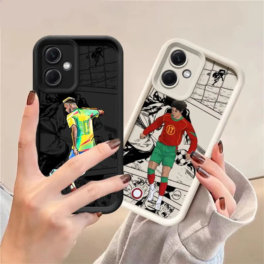 Case for Xiaomi Redmi 14C A1 Plus 12 13C 13 A3 A4 12C A2+ A3X Soft Shell Fashion Football Sports Anime