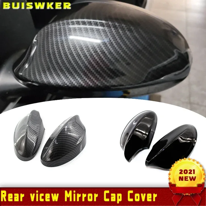 

Car Side Wing Replacement Mirror Cover Rear-View Caps For BMW 1 3 Series E81 E82 E87 E88 E90 E91 E92 E93 Carbon and AN Black