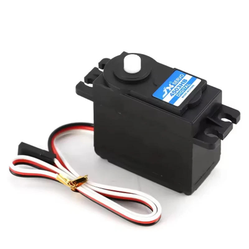 JX Servo PDI-4503HB Engrenagem Plástica 120 °   Servo de grande torque padrão digital 330Hz para acessórios de robô de carro tanque de drone de helicóptero