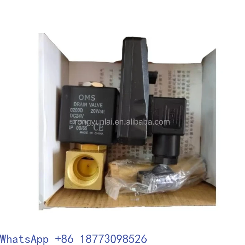 Loading Fast Air Compressor Parts Electronic Automotive Valves 230 Volt Splint Connection Solenoid Valves,1PCS