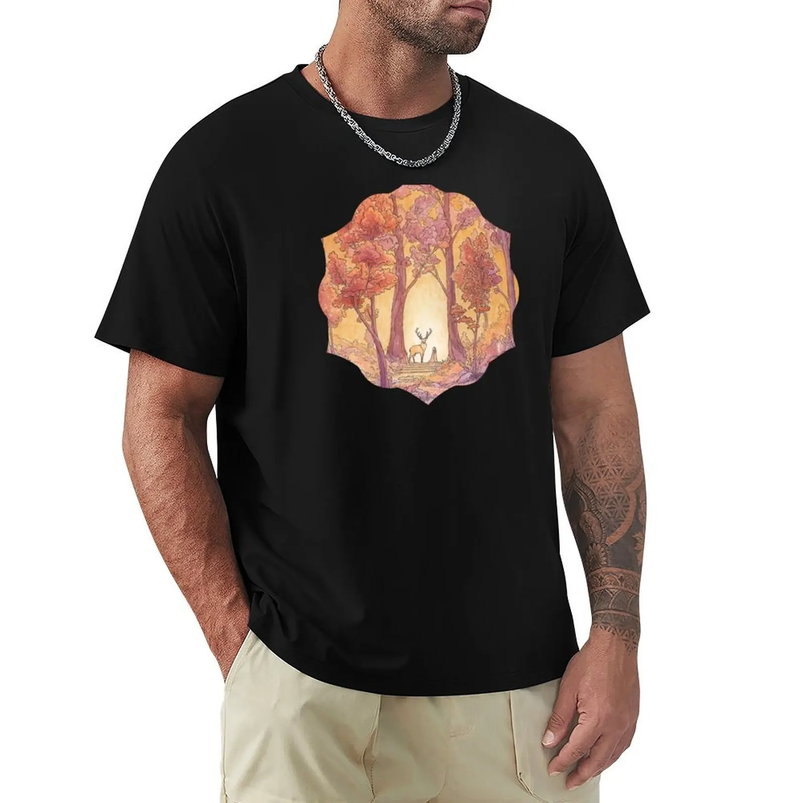Cathedral T-Shirt Basic Comfort Fit T-Shirt for Men