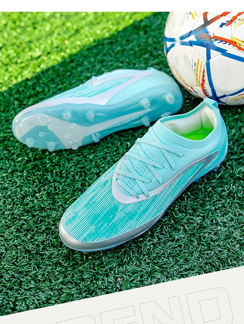 Neue Herren-Fußballschuhe Sport Erwachsene Lange Stollen Fußballschuhe Training Outdoor-Stollenschuhe Atmungsaktiv Rutschfest Jungen Match Bequeme Schuhe – Detail 3