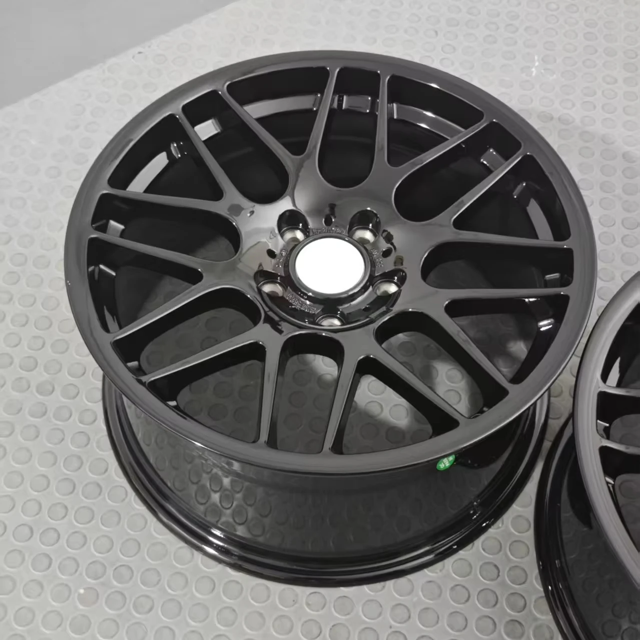 YQ for E46 M3 CSL E36 E38 E39 F10 F30 5x120 Wheels 18 19 Inch Rims Black Silver Spokes Casting Alloy Car Wheels