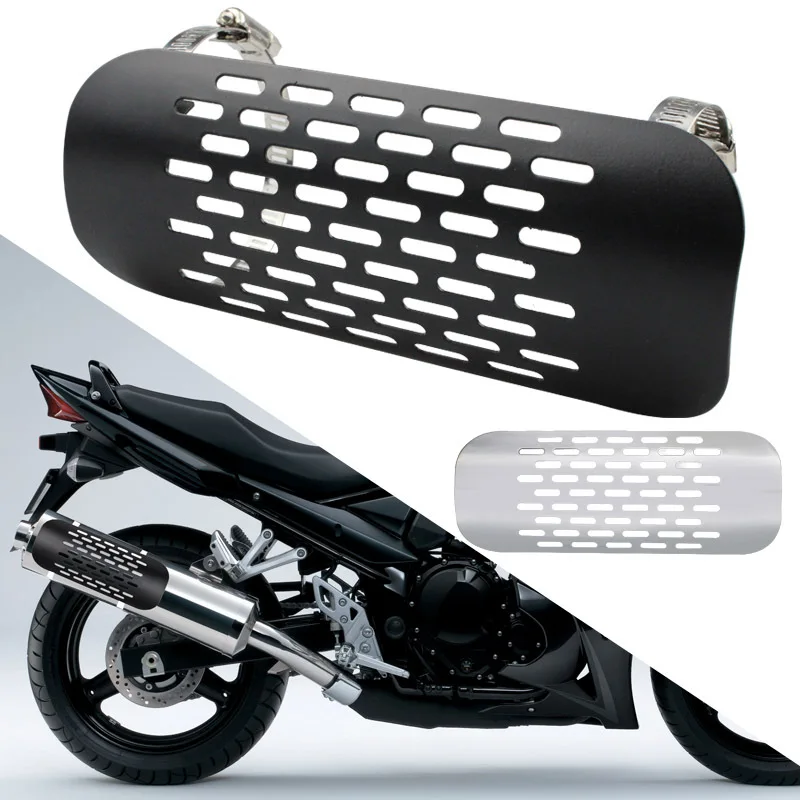 

Motorcycle Modified Exhaust Pipe Heat Shield Is Applicable To The Exhaust Muffler Pipe Cover Kawasaki Cruiser General Accessory