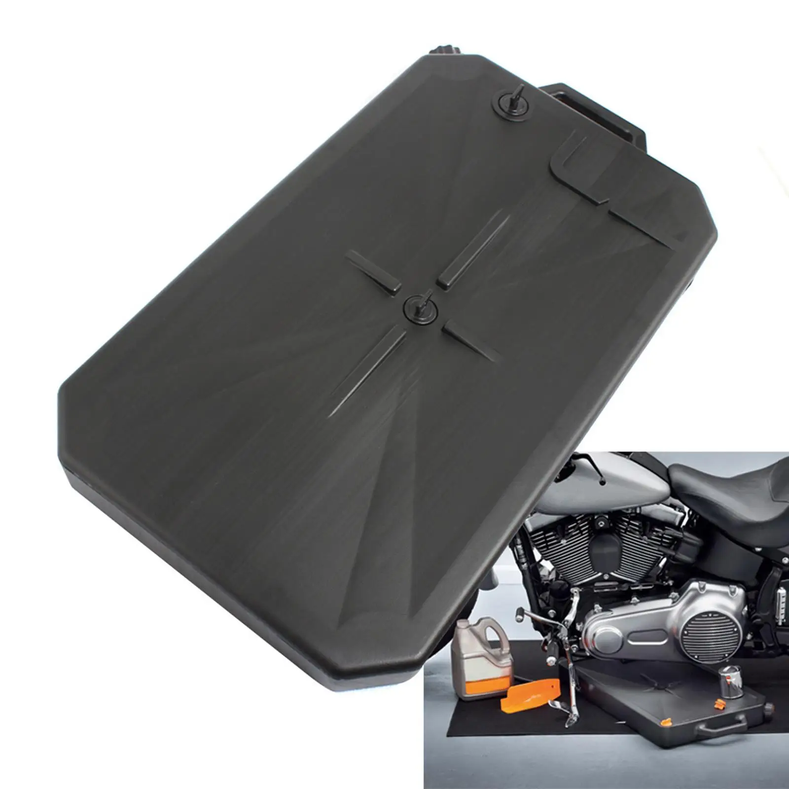 Drain Pan Tray Oil Drain Container Can Multifunction Low Profile for XL1200x Spare Part Accessories Servicing Replaces