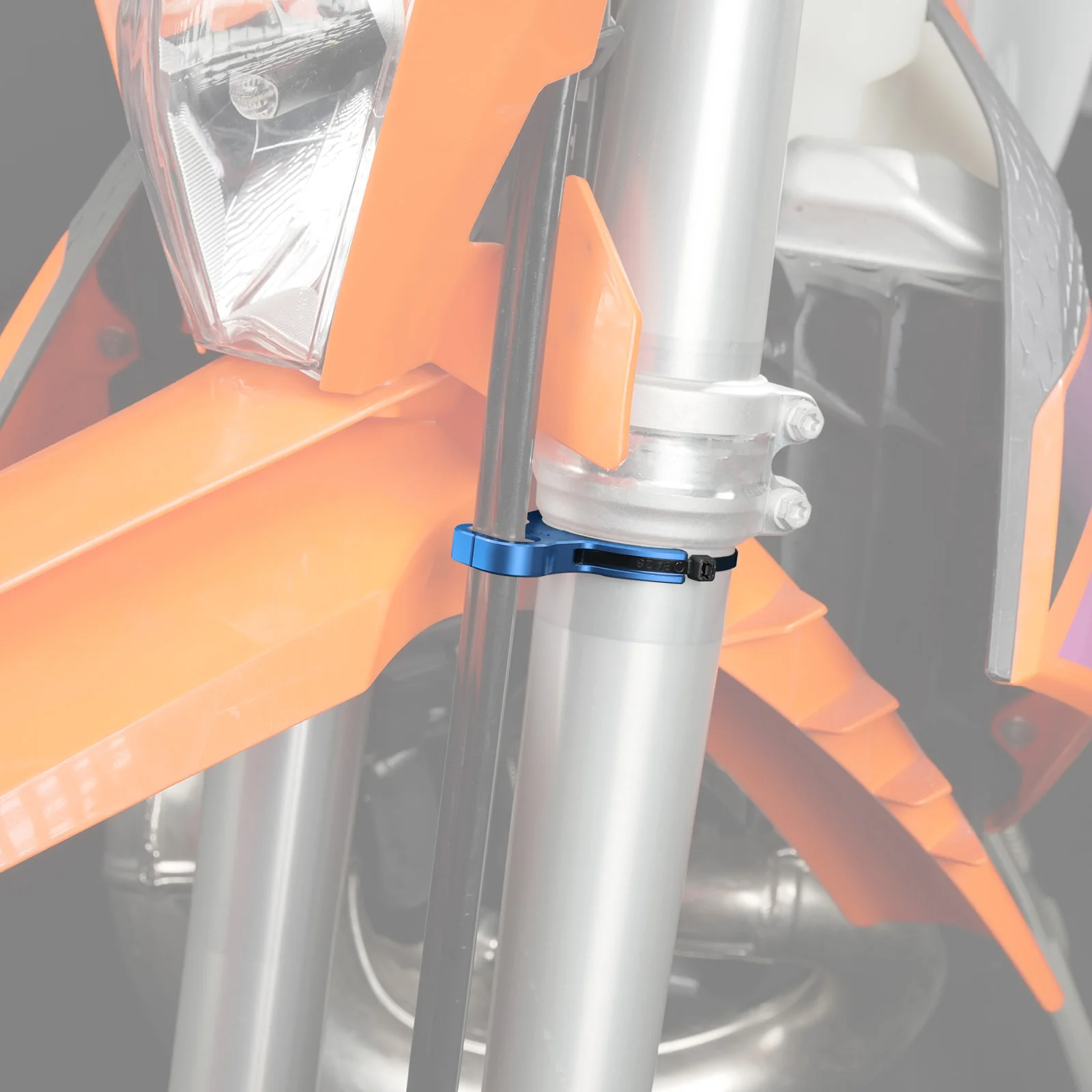 NICECNC Für KTM EXC 300 2004-2026 Vordere Bremsschlauchführung Klemmhalter Für KTM EXCF 350 SXF450 Husqvarna TE300 GasGas EC300 – Detail 12