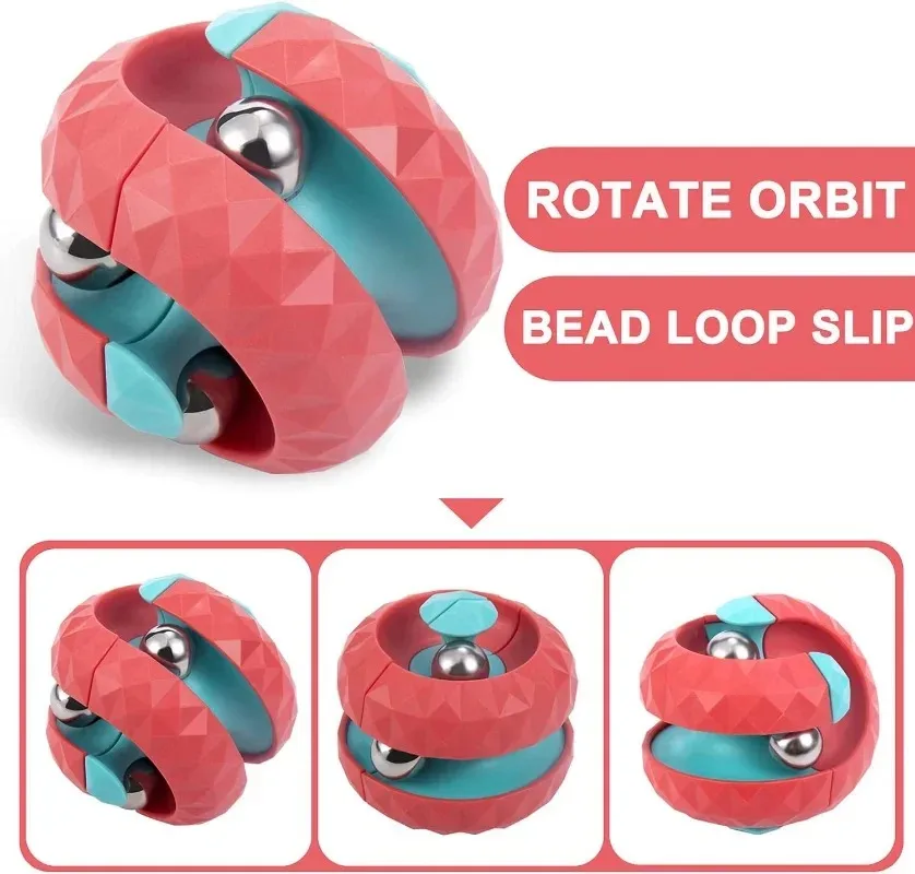 Giocattolo con palla orbitale, giocattolo rotante con cubetti Fidget, come regali antistress e giocattoli creativi di decompressione, giochi puzzle per bambini