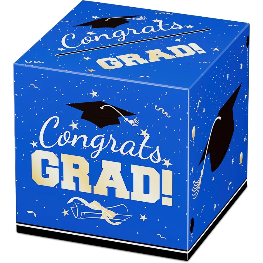 Graduation Party Decorations Graduation Grad Card Box for Graduation Party Favors Graduate Money Boxs for 2025 Graduation Party