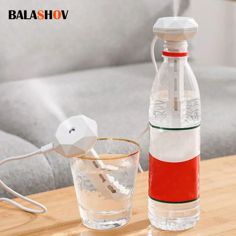 Air Humidifier LED Lamp USB Essential Oil Diffuser Car Purifier Aroma Anion Mist Maker with Romantic Light Portable Humidifier