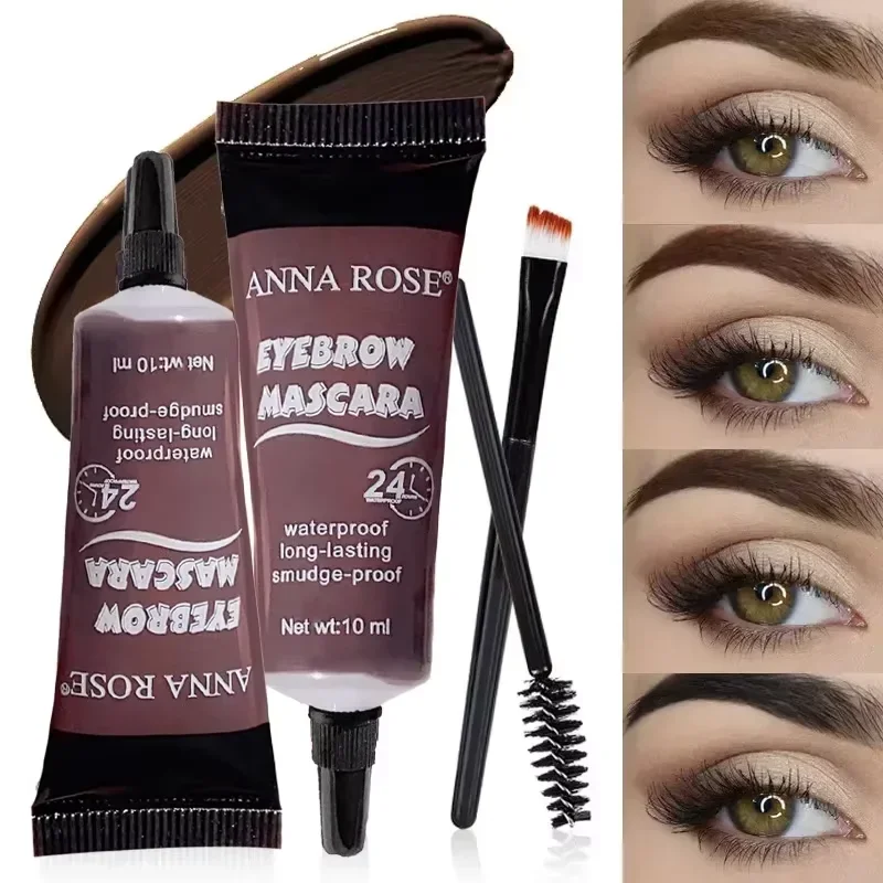 Wodoodporny krem do koloryzacji brwi, naturalny efekt 3D, długotrwały, nieblaknący, odporny na pot, kontrolujący wydzielanie sebum, łatwy w stylizacji, bezpieczny makijaż unisex.