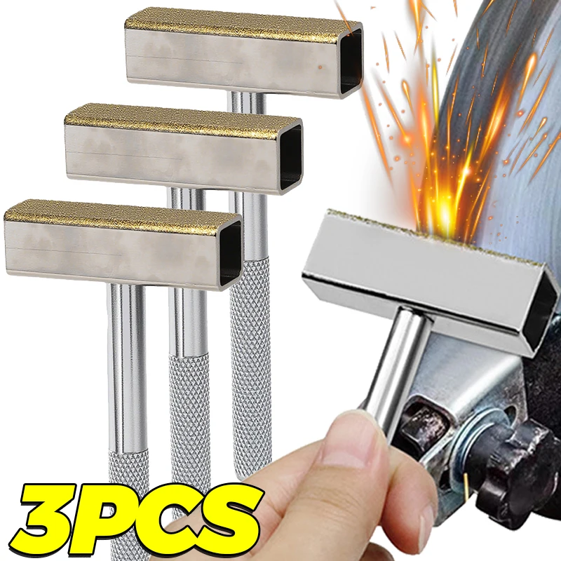 

1/2/3pcs Diamond Grinding Wheel Dresser Sanding Disc Sharpening Stone Thicken Abrasive Truing Tools Bench Grinder Dressing Tool