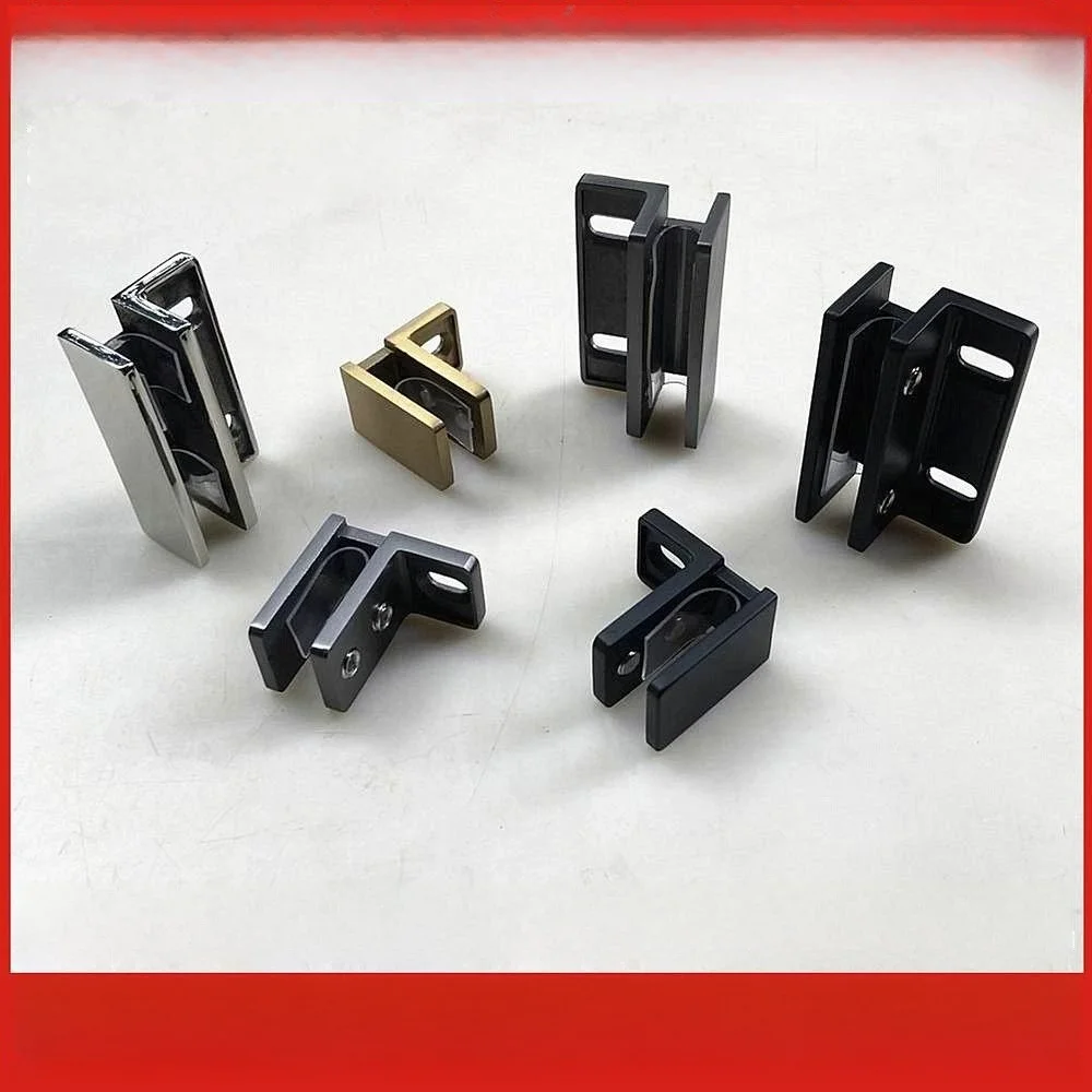 

No punch-free fine casting 304 stainless steel shower bathroom partition glass fixing clip corner code clip bracket(SJ-5037M)