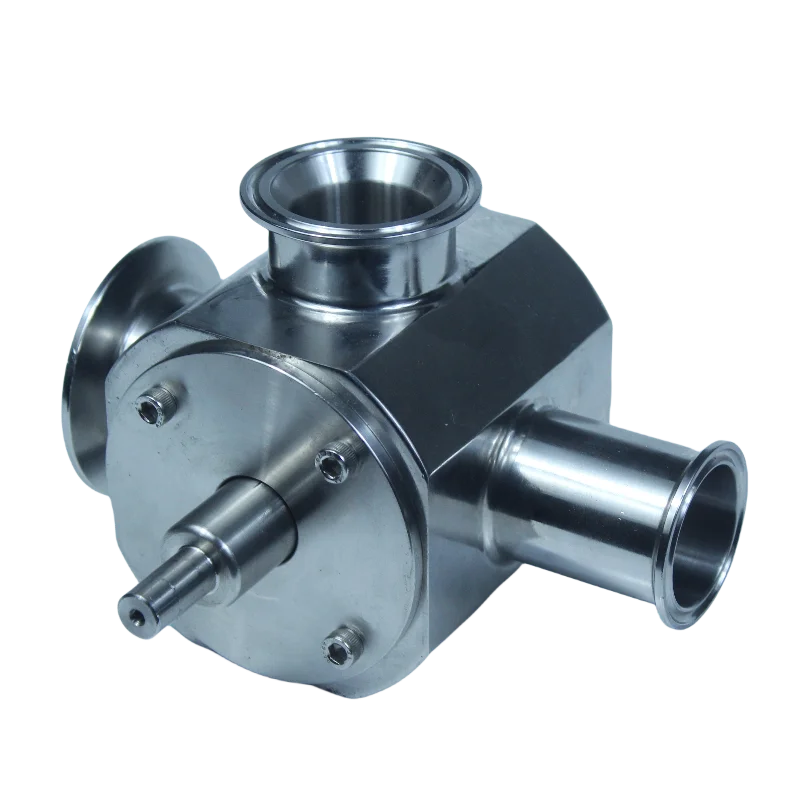 SHENLIN Rotary Valve Stainless paste Filling Machine part SS304 paste filling passage Hopper adopter Cylinder Filler Check Valve