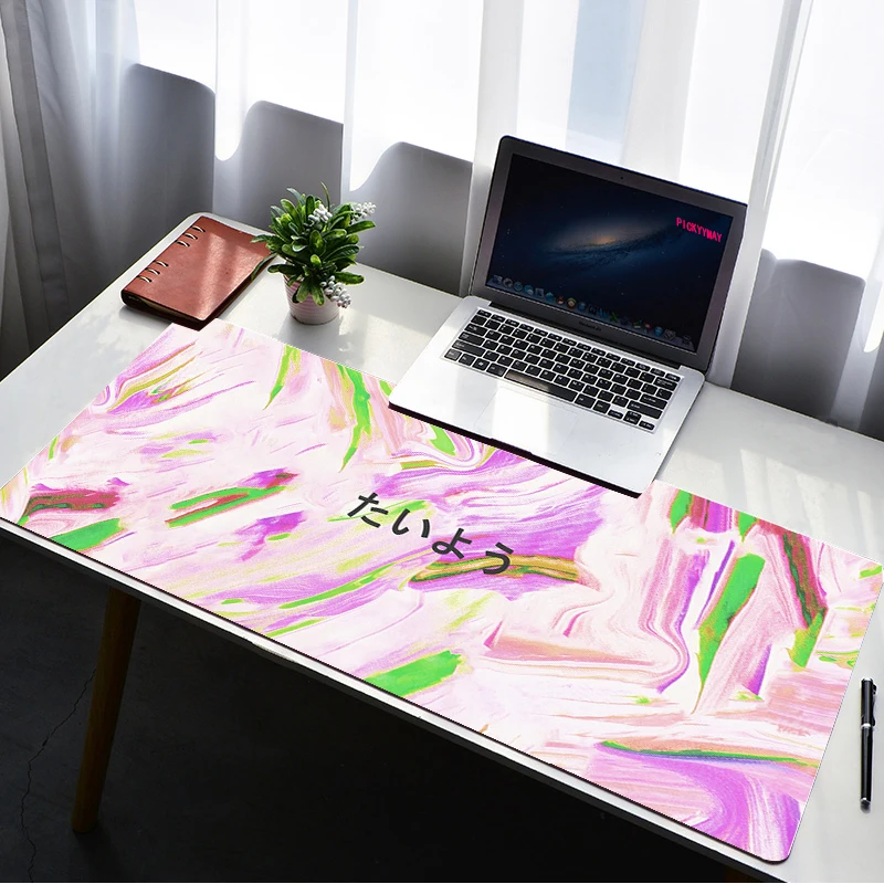 

Large Strata Mouse Pad Waterproof Desktop Oil-proof Non-slip Desk Mat Gaming Accessories Pad Mouse Carpet Keyboard Gaming Mice