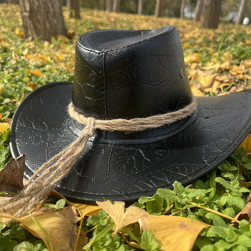 Arthur Cosplay Prop PU Hut Schwarze Kappe Halloween Karneval Party Tägliches Outfit Breite Krempe Ritter Hut Männer Frauen Jazz Hut Zubehör