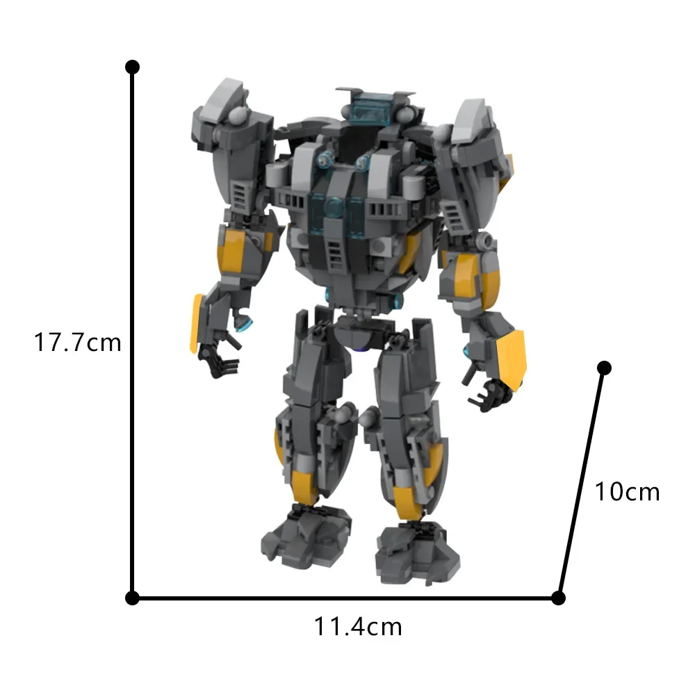 MOC Mech X 2.0 Blocos De Construção Mecha Robô, Mergulho Em Mar Profundo, Modelo Mecha Bricks, Coleção De Alta Tecnologia, Brinquedos De Montagem, Presente