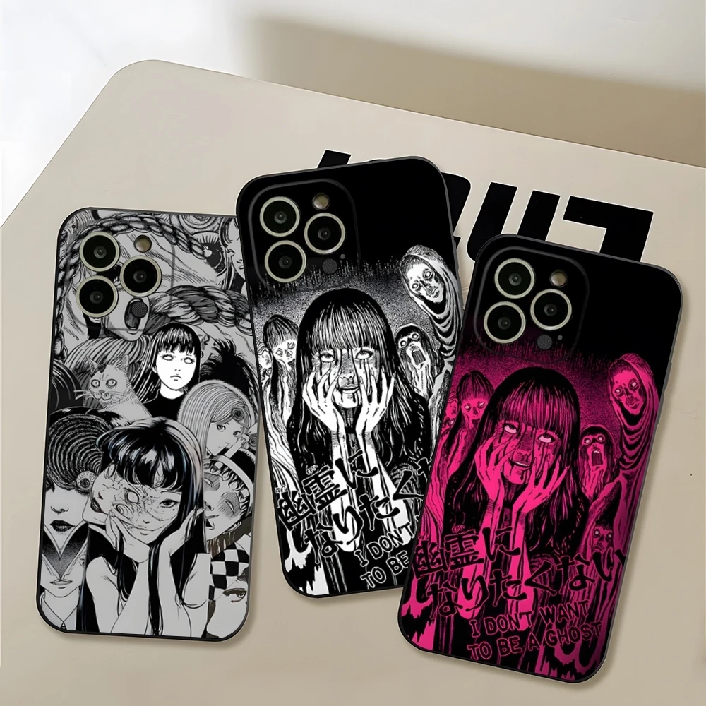 Чехол для телефона Horror Comic Junji Ito Tomie для Iphone 15 Pro Max 14 Pro 16 Plus 13 Mini 11 12 Xr X Xs 7 8 Plus, задняя крышка