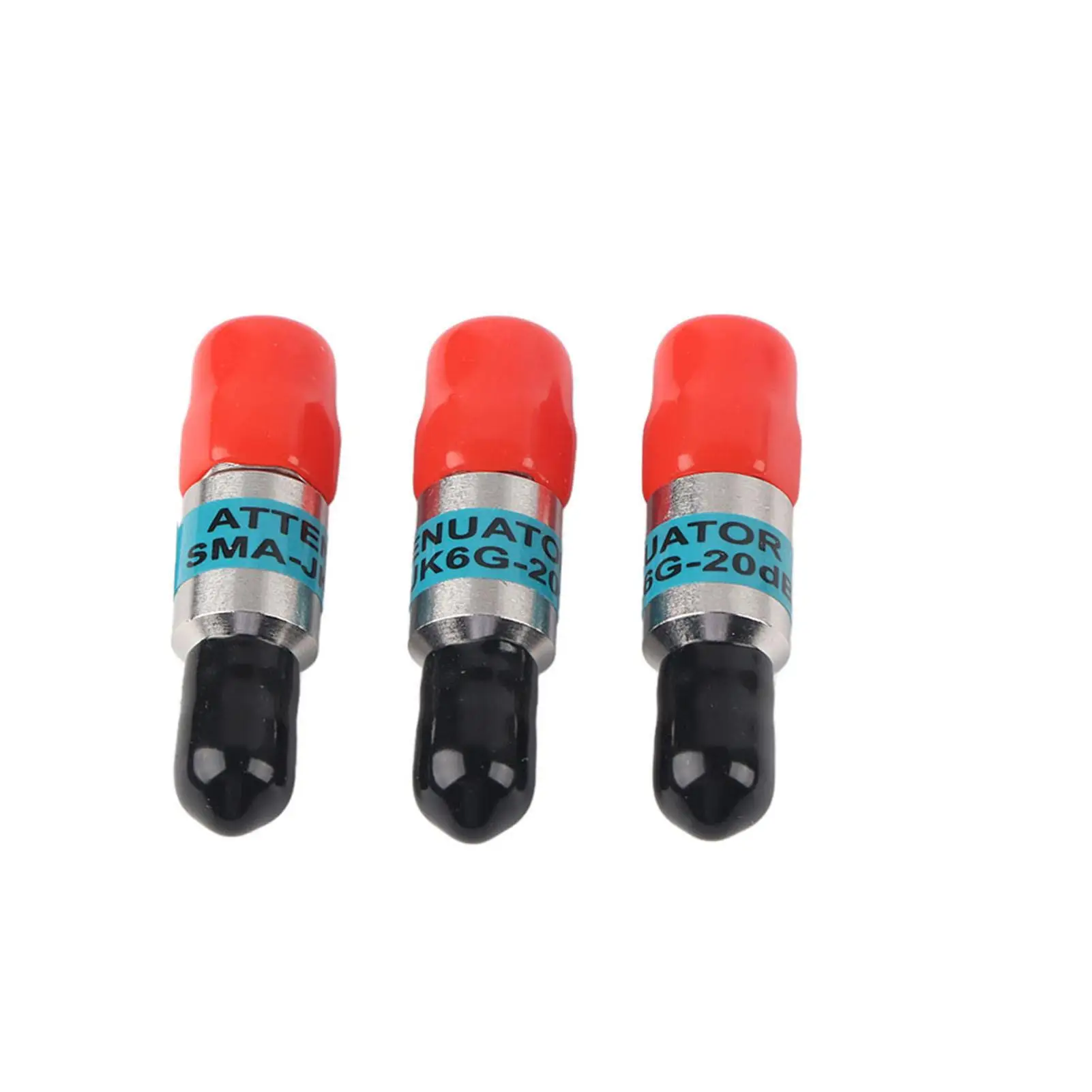 3Pcs SMA Male to Female RF Coaxial Attenuator 1-30dB DC Block 50 Ohm DC-6.0GHz Signal Strength Reducer