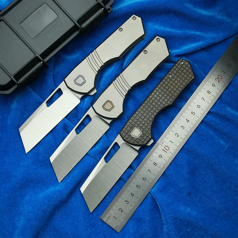 

Складной нож LEMIFSHE VANAX Yeager-M V3 154 см с титановой рукоятью и керамическими подшипниками, карманный EDC-инструмент для кемпинга, кухни и активного отдыха