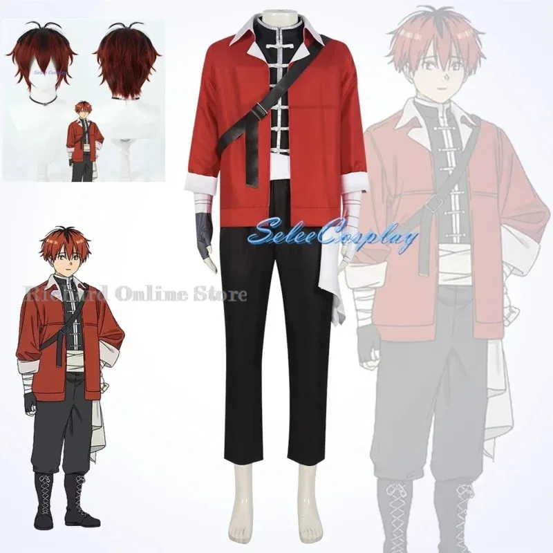 

Anime Frieren Beyond Journey's End Stark Cosplay Costume Wig Jacket Anime Comic Frieren at the Funeral Uniform Halloween Clothes