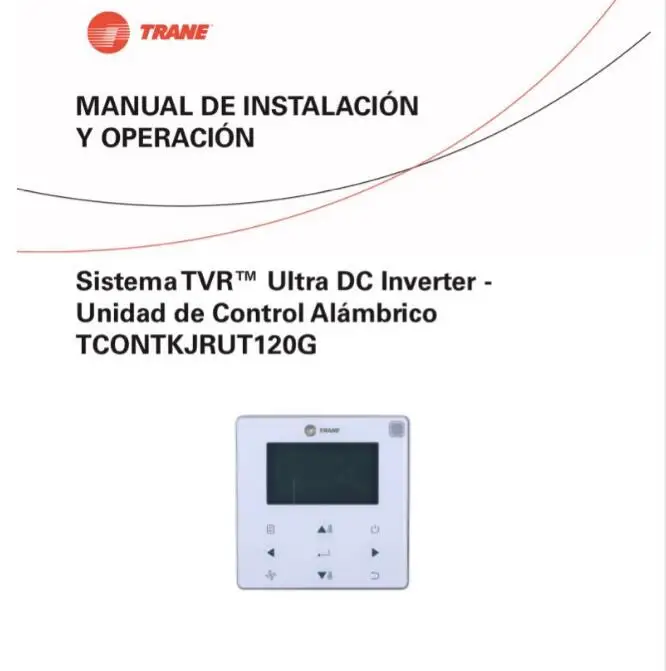 New Trane Air conditioner wire controller control display panel TVR-SVX006A-EM TCONTKJRUT120G