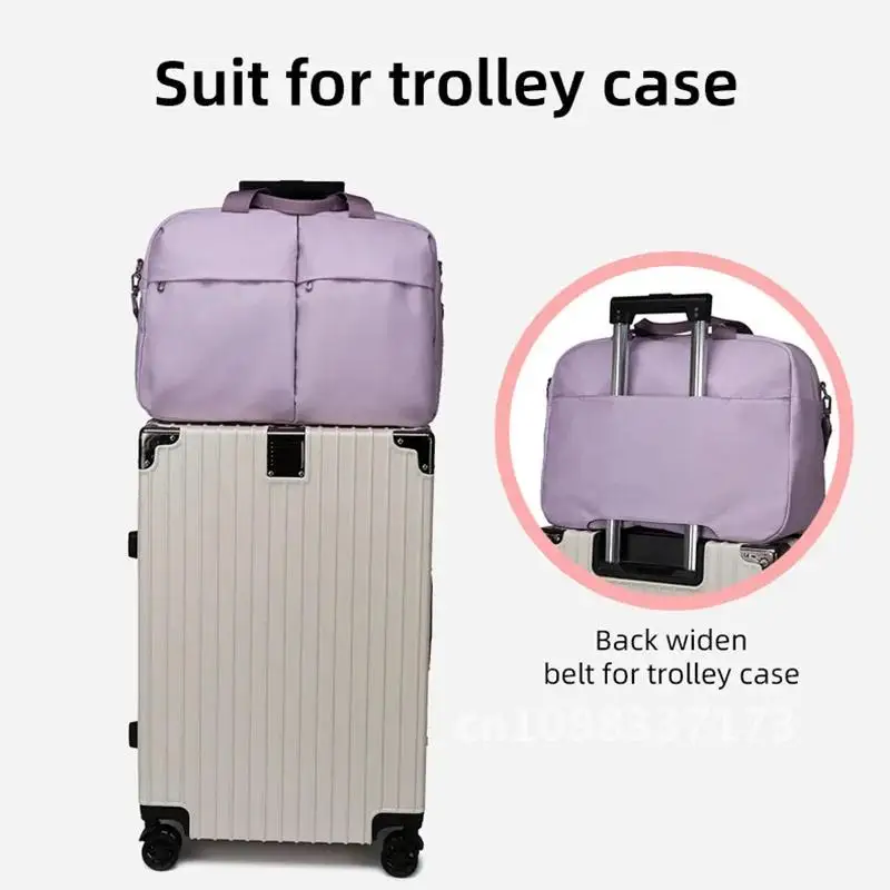 旅行ハンドバッグ大容量トロリーケースハンドバッグショートバックパック荷物週末収納拡張 XA45CC バッグ距離スポーツ