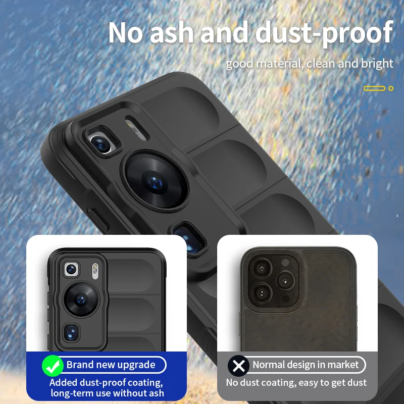 Shockproof Case For Huawei P60 Pro P60 Art Mate 10 20 50 60 Pro Honor 70 90 Lite Phone Cover Liquid Silicone Bumper Back Coque