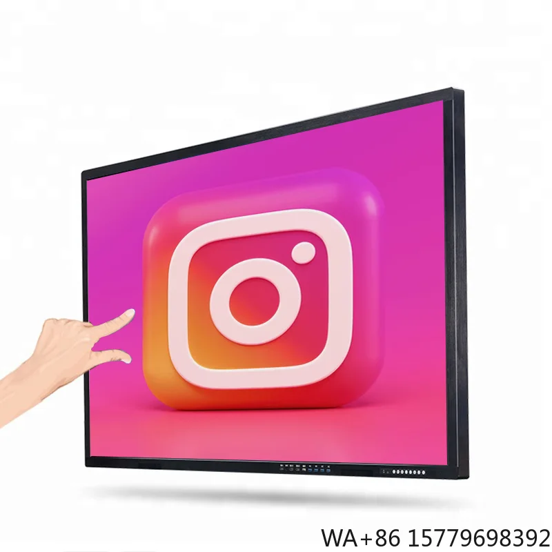 

75 Inch OEM Portable Infrared Touch Screen Electronic Smart Interactive Board Flat Panel for School