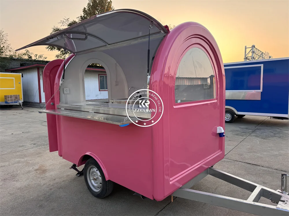 شاحنة طعام الشارع، عربة هوت دوج، مطعم خارجي، عربة آيس كريم متنقلة، كشك القهوة، مقطورة شاحنة طعام