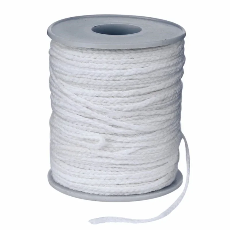 60m Non-Toxic Environmental Spool of Cotton Braid Candle Wicks Wick Core For DIY Oil Lamps Handmade Candle Making Supplies