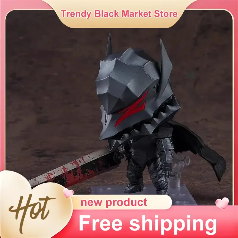 Berserk Guts Action Figure 2830 Posable Pvc Face Swap Collectible Model Desktop Decoration Boxed Anime Fan Gift