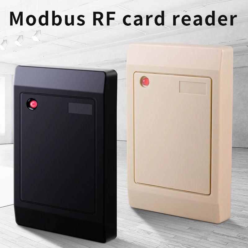 Modbus RS485 RF card reader, waterproof ID card reader, IC card head, industrial PLC card reader, card swiping machine