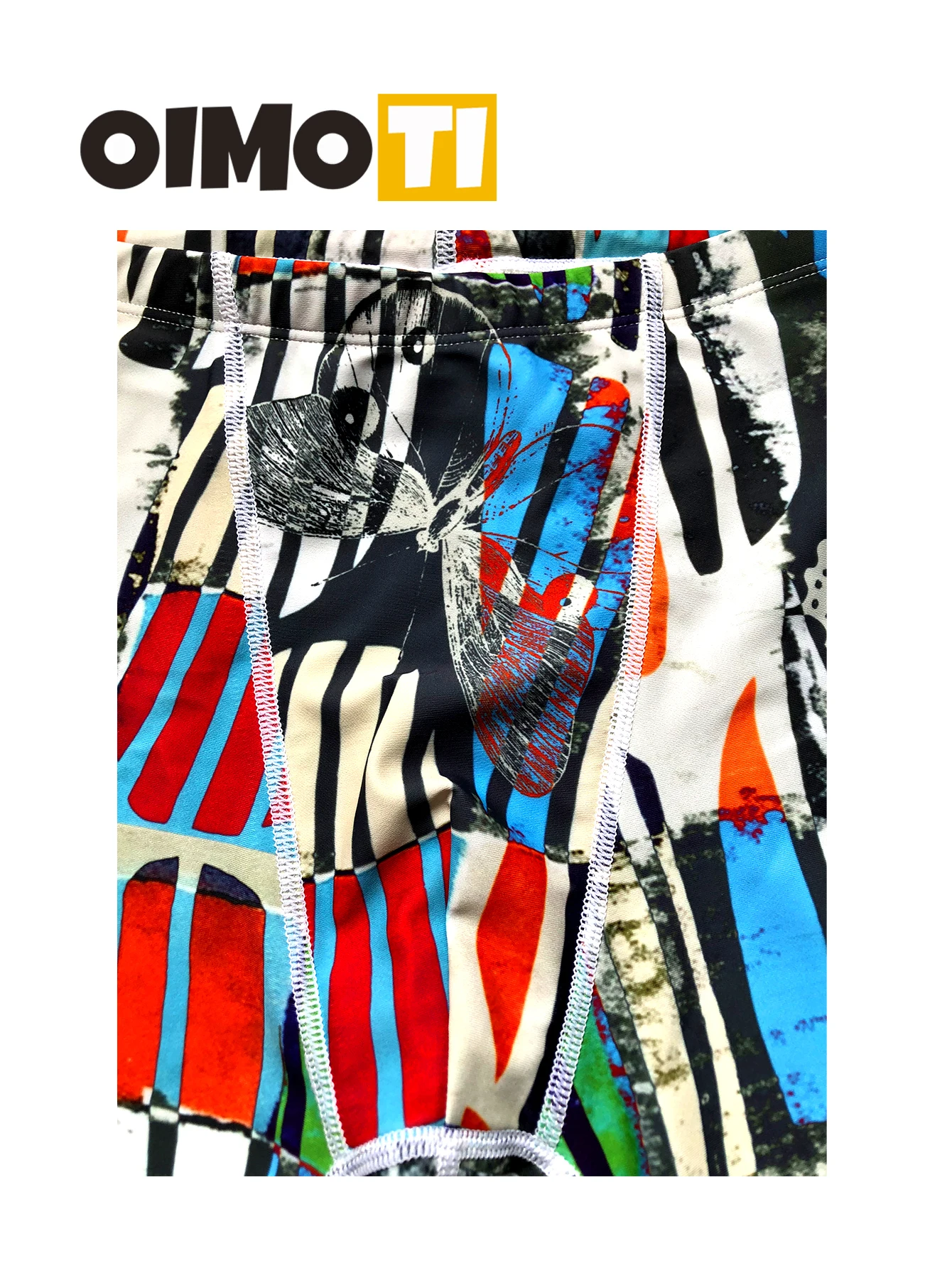 Competitive boxer briefs hot spring swimming pool beach swimming trunks high elastic swimming trunks cartoon swimming trunks