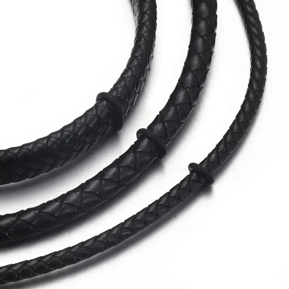 50pcs Elastic Rubber O-Ring Positioning Beads Charms for Leather Bracelet Making Silicone Assortment Washer Gasket Sealing Ring