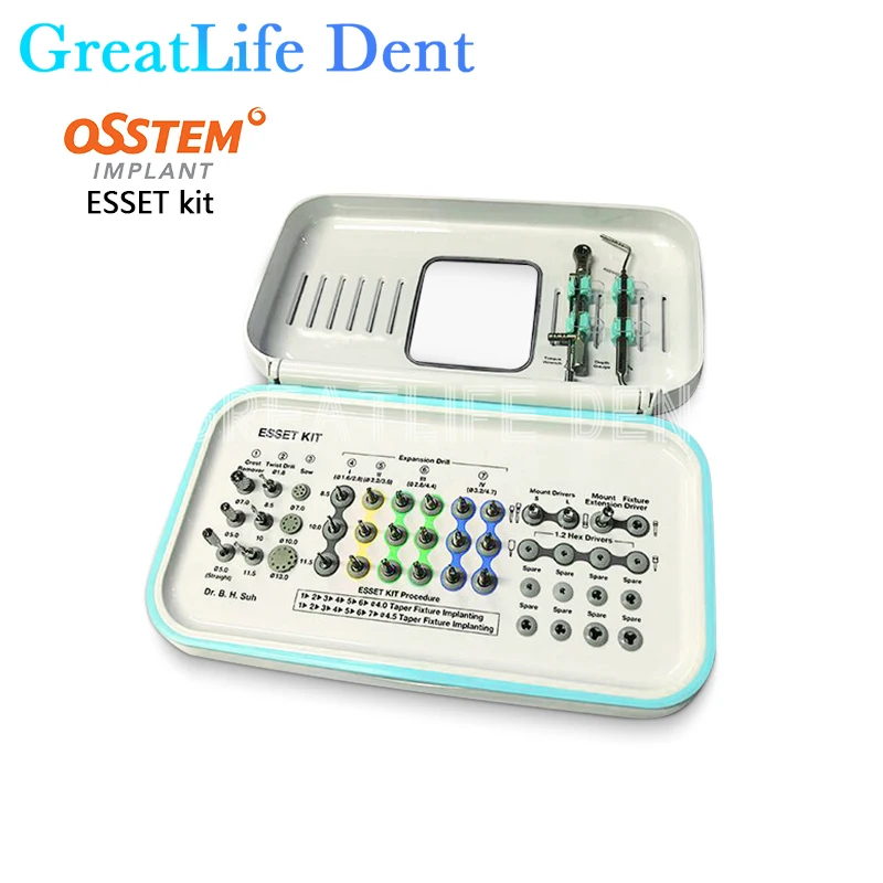 

GreatLife Dent Dental Surgery Kit Osstem Esset Kit Maxillary Sinus Water Pressure Lifting Instrument Osstem Esset Kit