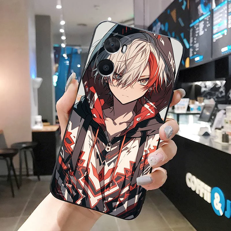 Todoroki My Hero academia Phone Case For OPPO A77 A57S A96 A91 A54 A74 A94 A73 A78 A53S A54S A15 A16 A17 A52 A58X A98 Shell